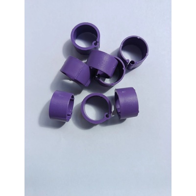 Natural Granen Rozlišovací kroužky pro slepice plastové fialové 16 x 10 mm 1 ks