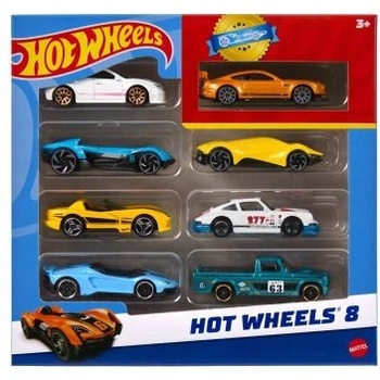 Mattel Hot Wheels: малък пакет коли - 8 бр