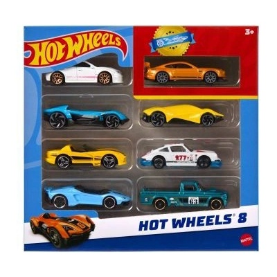 Mattel Hot Wheels: малък пакет коли - 8 бр