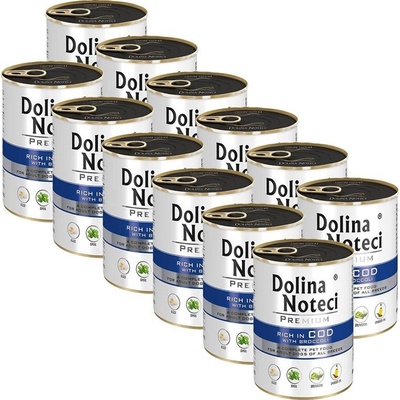 Dolina Noteci Premium Adult Dog Rich in Cod with Broccoli 12 x 400 g