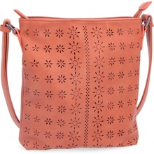 Indee crossbody kabelka s perforací oranžová