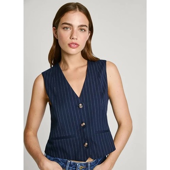 PEPE JEANS Елек Pepe jeans Diana waistcoat - Blue (Dulwich Blue)