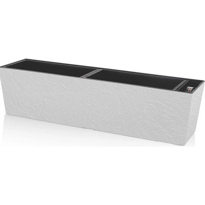 Plastkon Truhlík s vložkou Supreme stone 75cm bílý