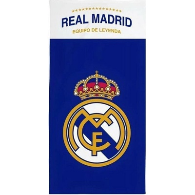 Real Madrid FC osuška Real Madrid Legend modro-biela 70 x 140 cm