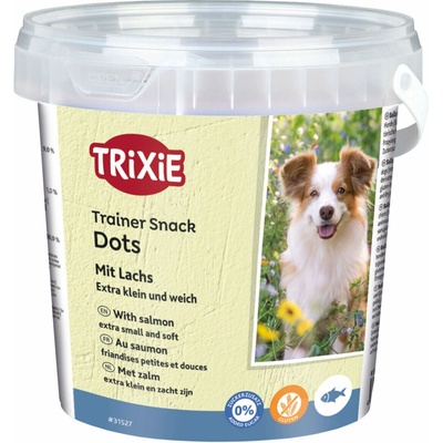 Trainer Soft Snack Mini Dots minivalčeky s lososom vedierko 500 g