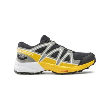 Salomon juniorská běžecká obuv Speedcross CSWP Black/Wrough Iron