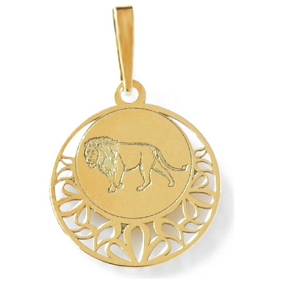 Zlatnictví Zlatíčko Zlatý přívěsek znamení Lev kolečko 000.00112