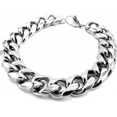 Steel Jewelry náramek pánský masivní z chirurgické oceli NR220186