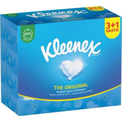 Kleenex The Original papírové kapesníky 3-vrstvé 72 ks