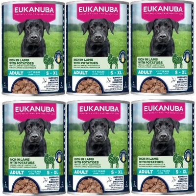 Eukanuba pre dospelé psy bohaté na jahňacie mäso a zemiaky 6 x 400 g