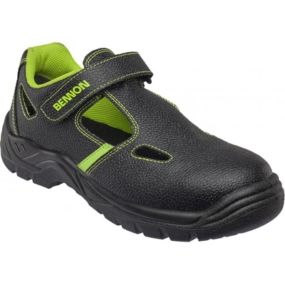 Bennon BASIC S1 SANDAL obuv Čierna-Zelená