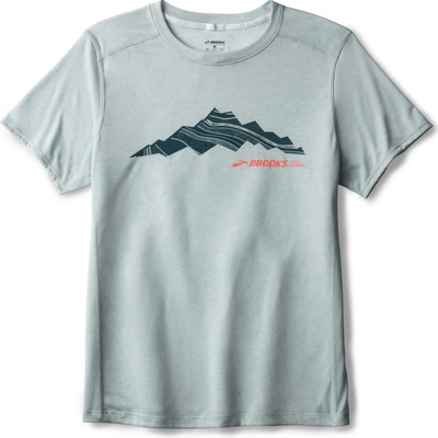 Brooks Distance Short Sleeve 3.0 modrá