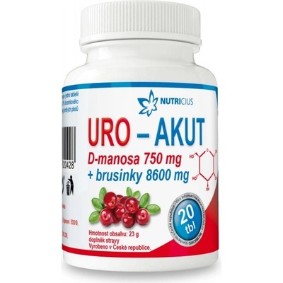 Nutricius UroAkut 20 tablet