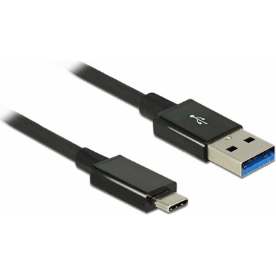 Delock USB kábel USB-A zástrčka USB-C ® zástrčka 1m černý 83983