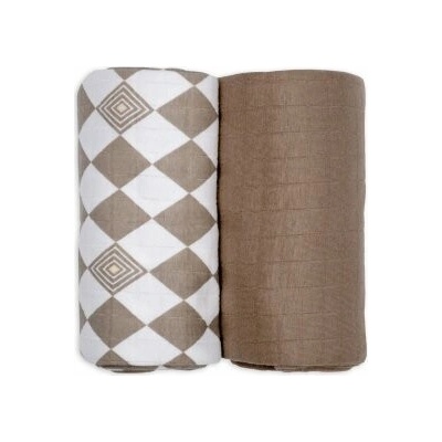 LODGER Swaddler Solid Matcha 110 x 110 cm Buffalo 2ks