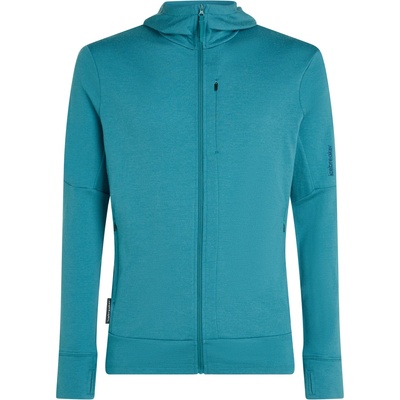 Icebreaker Мъжко вълнено яке Icebreaker Merino 260 Quantum IV L/S Zip Hoodie Merino hoodie - Topaz (005-5223-0812)