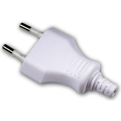 Bachmann Konektor síťový 250V/2,5A, samec, CEEE 7/16, na kabel, bílý - 900.003