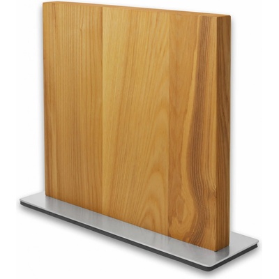 Dellinger Magnetický držák na nože z jasanového dřeva, nerezová základna, 1900 g