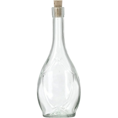 Kinekus Fľaša na alkohol sklo 500ml IKONA s uzáverom X