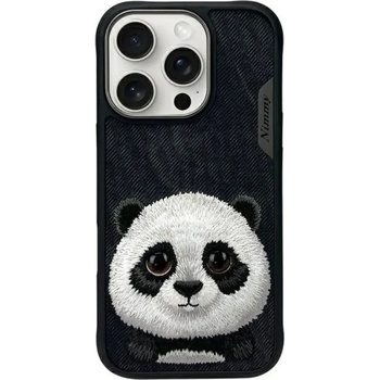 Nimmy Калъф Nimmy Big Eyed Pet 2.0 Panda за iPhone 16 Pro Max - черен (6971080319778)