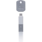 Bluelounge Ключодържател със зарядно USB Kii microUSB бял (KI-MC-WH)