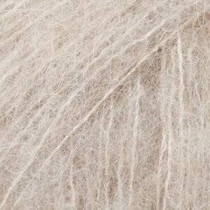 DROPS Design Brushed Alpaca Silk Uni Colour 04 Light Beige Плетива прежда (109804)