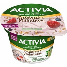 Activia Raňajky s vlákninou Červené ovocie 170 g