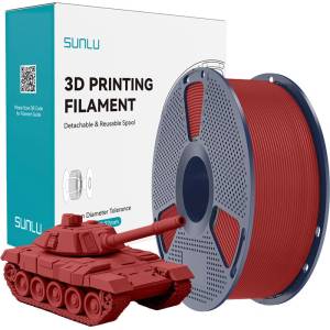 Sunlu PLA+ високоскоростен червен филамент (PLA+ H-S R)