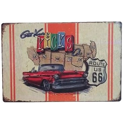 Ceduľa Get Your Kicks
