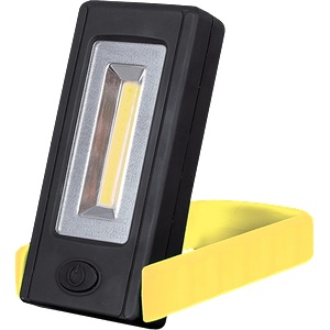 ELMARK ФЕНЕР e-5542 С ВЪРТЯЩА СТОЙКА 3w cob ЖЪЛТ (100169/y)