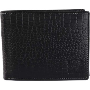 ALWAYS WILD Levné černé kožené peněženky pro pány N992-CN