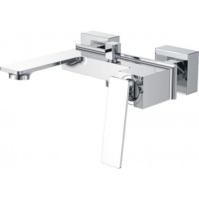 Inter Ceramic Стенен смесител за вана и душ ЕЛЛА ICF 6455155, месинг, хром, 14.7x18.3см (6455155)