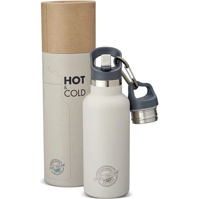 Carl Oscar Termofľaša antikor eco GREY s antikor slamkou 500 ml