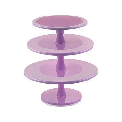 Silikomart Fialový stojan na torty alebo cakepops 24 cm 30 cm 35 cm