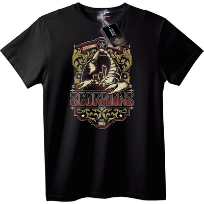 NOONEBRAND Тениска Скорпион зодия - S, Black