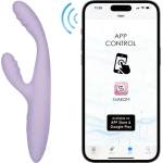 SVAKOM Тънък затоплящ рабит вибратор с App - Svakom Cici+ 2