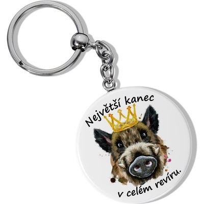 Klíčenka s otvírákem - Největší kanec