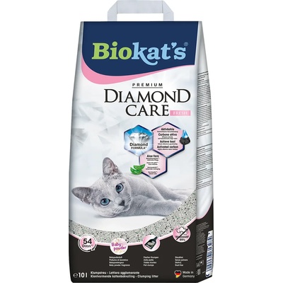Gimborn 2x10л Biokat´s Diamond Care Fresh постелка за котешки тоалетни