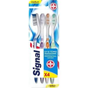 Signal Professional medium четки за зъби 4 бр