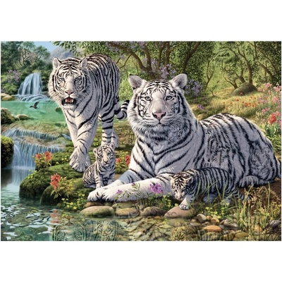 DINO Secret Collection Bieli tigre 1000 dielov
