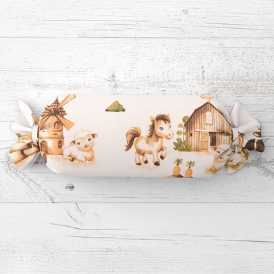 Biante vankúš valec bonbon Sandra SA-779 U nás na statku 15x40