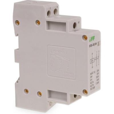 ST25-20/24 - Elektromagnetický stýkač, 24V, 25A, 2x NO, AC1: 4kW / AC3: 1,3kW