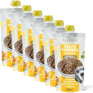 Applaws Капсула Applaws Dog Taste Toppers в бульон от пилешки кости 6 x 200 г