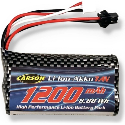 Carson Akumulátor Li-Ion 1200mAh/7,4V JST