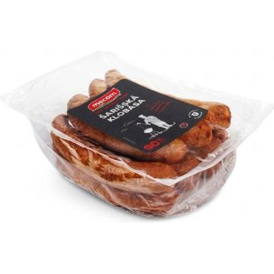 Mecom klobása Šarišská 90% cca 1,2 kg