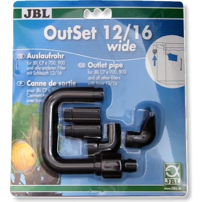 JBL OutSet wide 19/25 CristalProfi e1901 - Комплект за връщане на вода с широка струя за външни филтри за аквариуми