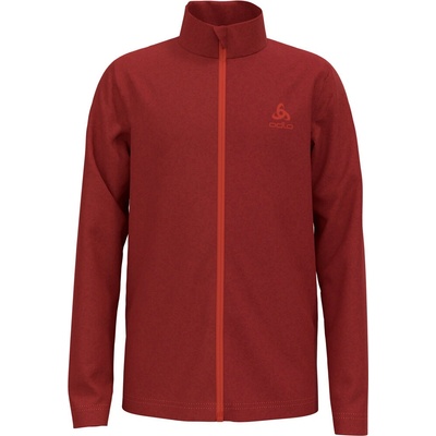 Odlo Mid Layer Full Zip Berra Kids červená
