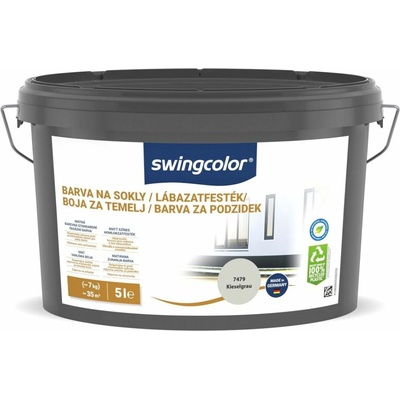 Swingcolor Farba na sokle okruhliakovo sivá 6228.U0005.7479 5 l