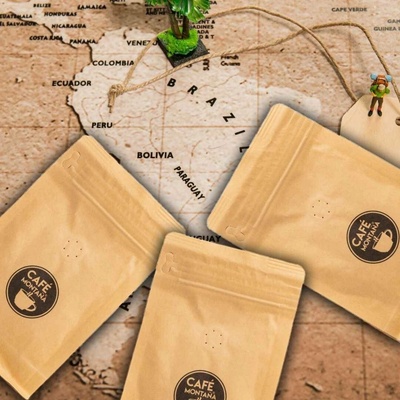 Café Montaña degustační sada zrnkové kávy Mixtura