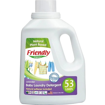 Friendly Organic Концентриран гел за пране с омекотител - лавандула, 1.57л (fr.00058.001)